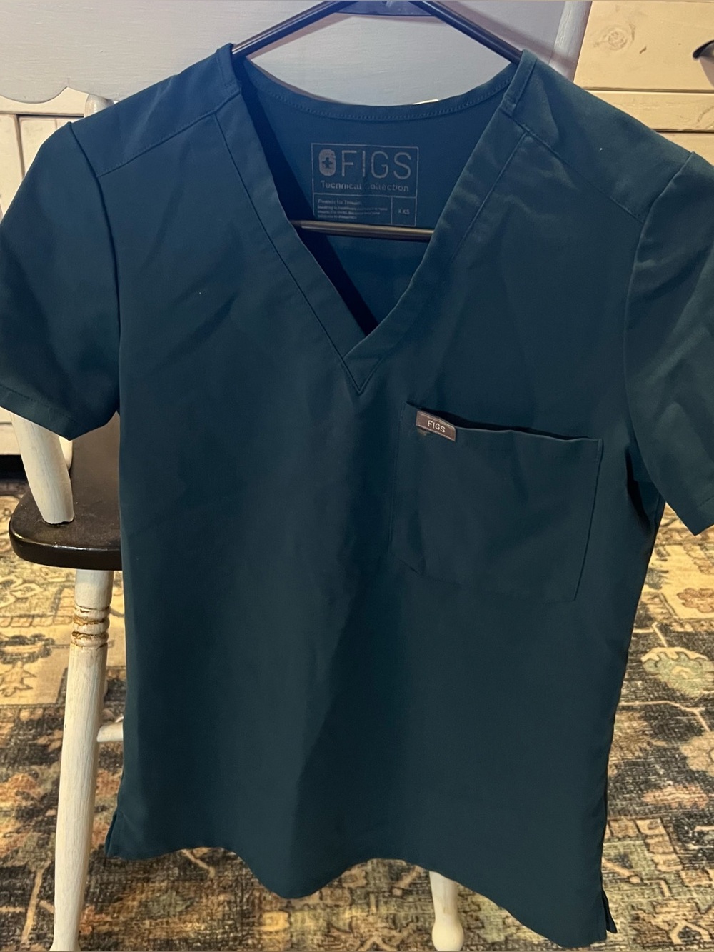 Figs Caribbean Blue scrub set
